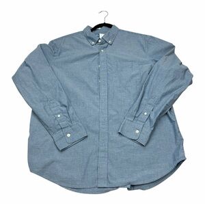 Old Navy Men's Casual Light Blue Button-Down Shirt